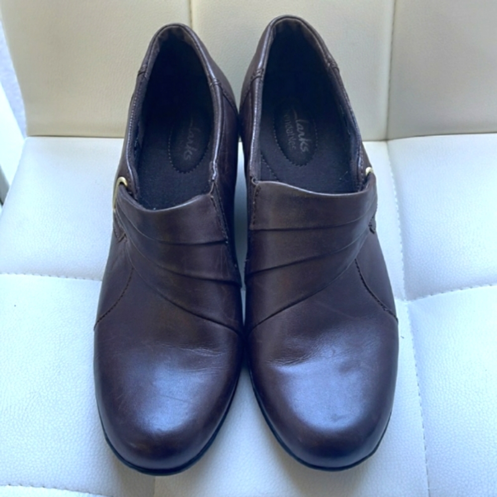 Clarks Brown Ankle Boots